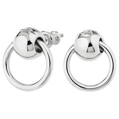 Betony Vernon, boucles d'oreilles O'Ring en argent sterling 925 en stock