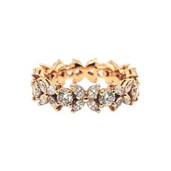 2.36 ct Marquise & Round Diamond Band