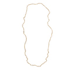 Barocco Pearls 18 Carats Yellow Gold Necklace
