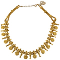 Gold Vermeil Filigree Necklace