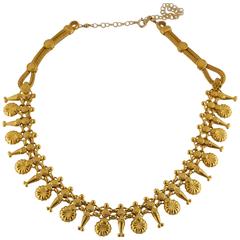Gold Vermeil Filigree Necklace 8
