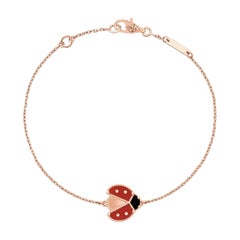 Van Cleef & Arpels "Spring" Ladybug Bracelet in 18k Rose Gold