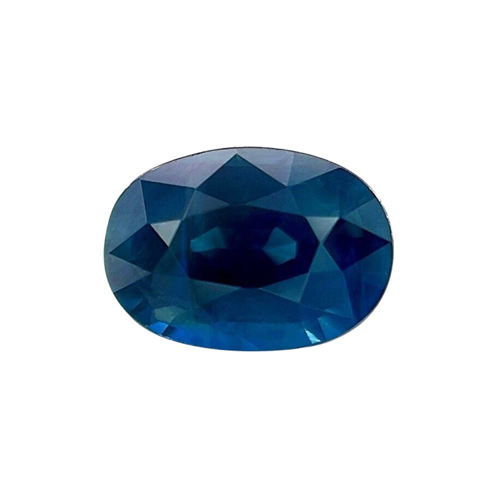 2.02 Carat Deep Green Blue Teal Sapphire Pear Cut Rare Loose Gem at 1stDibs
