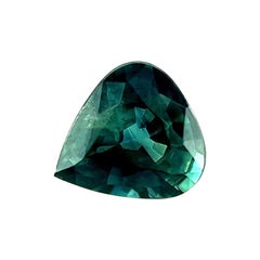 Blue Green Teal Sapphire 0.76ct Pear Teardrop Cut Loose Gemstone