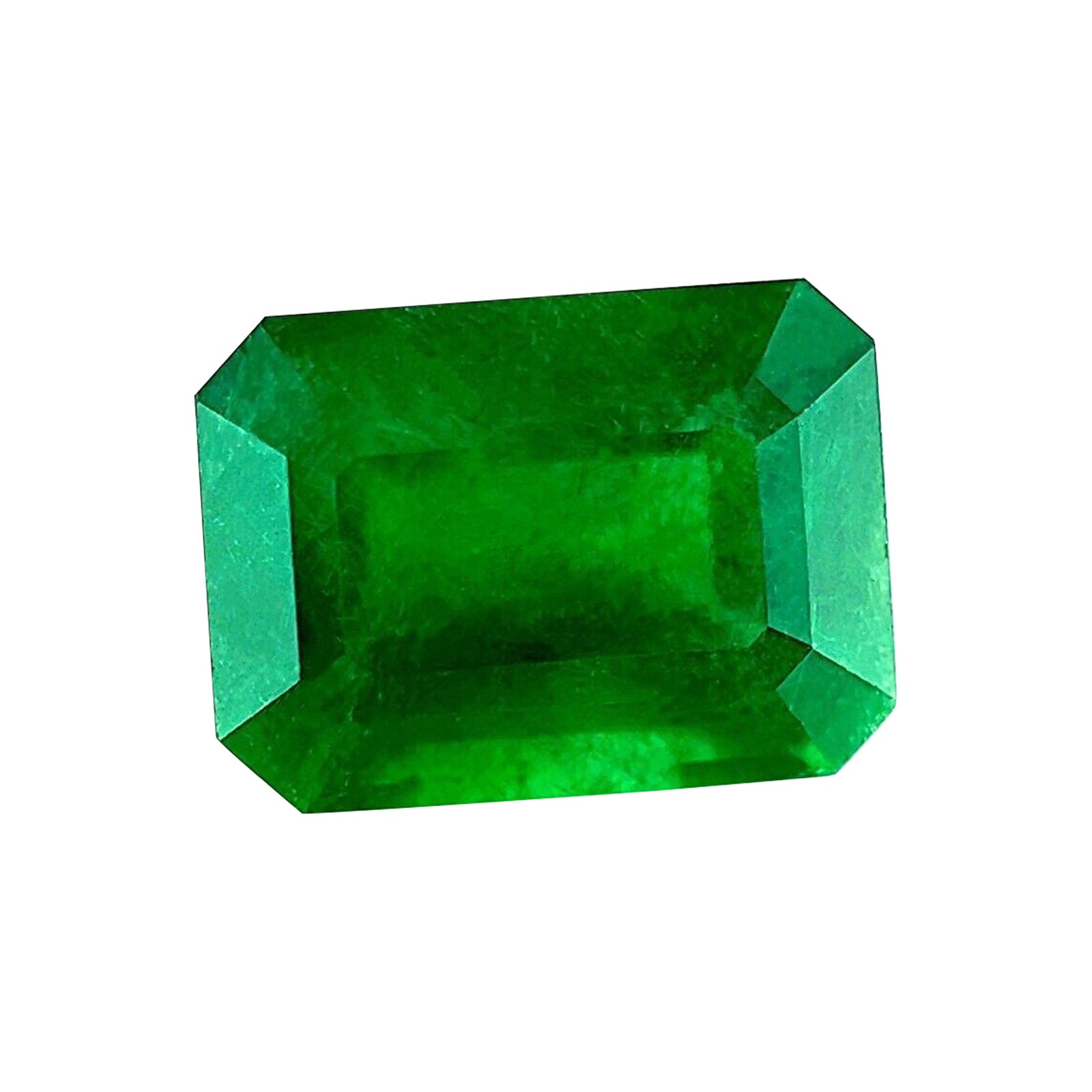 Natural Deep Green Emerald 1.77ct Octagon Emerald Cut Loose Gemstone For  Sale at 1stDibs