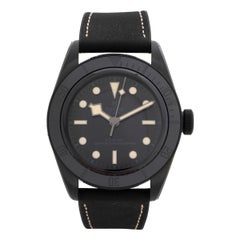 Tudor Schwarze Bay Keramik Ref 79210CNU, Schnörkel-, komplettes Set