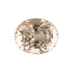 Feiner Morganit 2,89ct Pfirsich Orange Rosa Beryll Oval Schliff Loser Edelstein VS