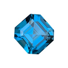 Fantastique topaze bleue naturelle de Londres 16,95 carats mystique pour collier