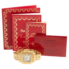 Cartier Panthere Large 18K Yellow Gold Wristwatch