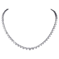 Emilio Jewelry GIA Certified 28.85 Carat Diamond Heart Necklace