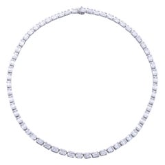 Emilio Jewelry 10,23 Karat Illusion-Diamant-Halskette