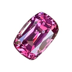 Superbe bague en spinelle rose vif, pierre précieuse naturelle de 2,85 carats et spinelle de spinelle