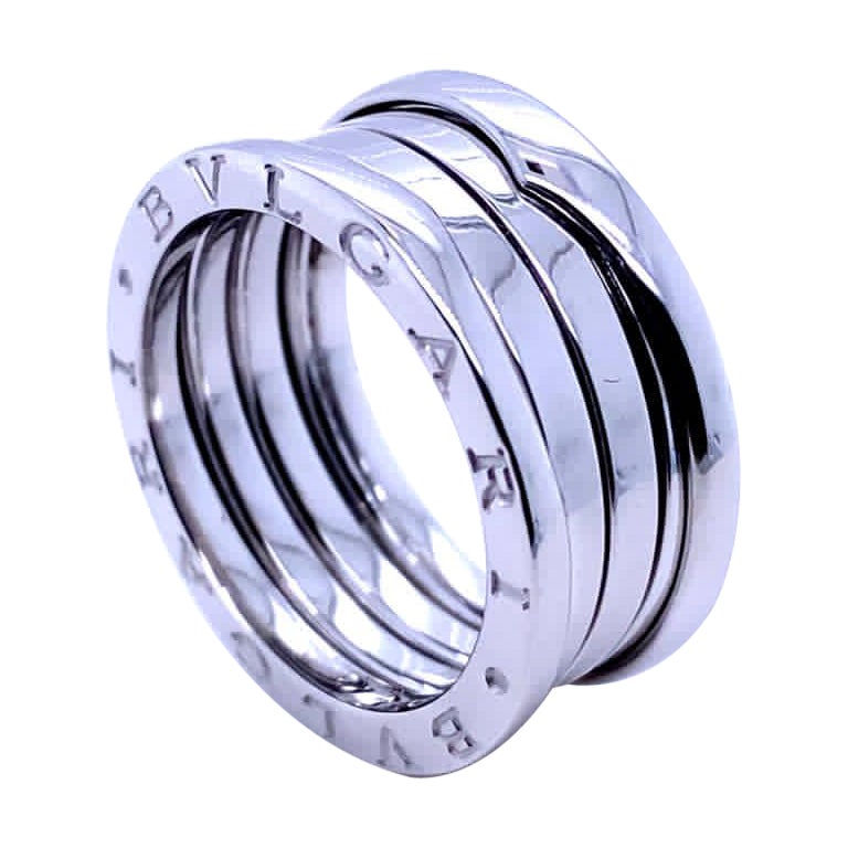 Bvlgari B.zero1 18 Karat White Gold Ring