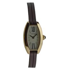 Cartier Lady's Yellow Gold Quartz Wristwatch 9
