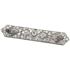 Insolita spilla Art Deco in platino e diamanti