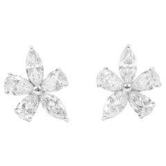 Emilio Jewelry GIA Certified Diamond Cluster Earrings