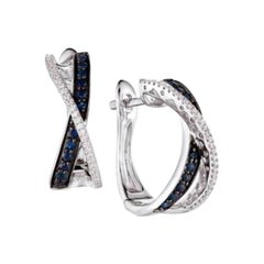 Ohrringe von Le Vian mit Blaubeer-Saphir-Vanille-Diamanten, gefasst in 14K