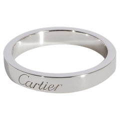 Fede nuziale Cartier C De Cartier in platino