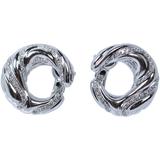 1.30 Carats Diamonds Platinum Crescent Clip Earrings 