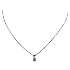 Elegant Diamond Pendant Necklace, Diamonds Est .25 Carat