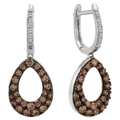 Grand Sample Sale Earrings Featuring Chocolate Diamonds