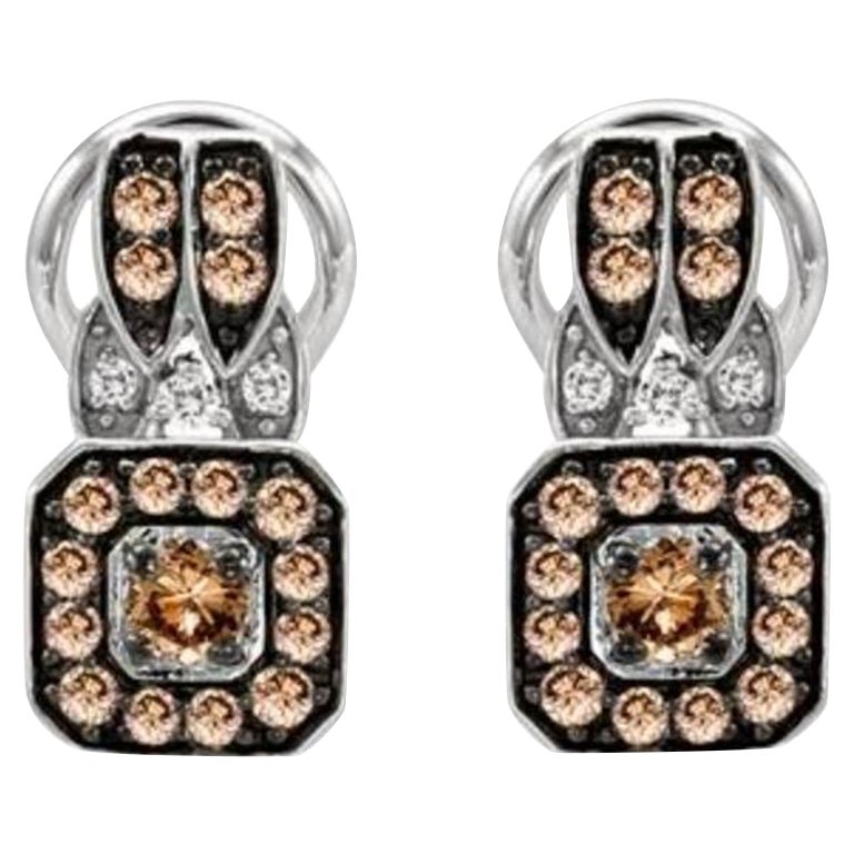 Grand Sample Sale Earrings Featuring Chocolate Diamonds