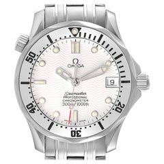 Omega Seamaster Midsize Steel White Dial Mens Watch 2552.20.00