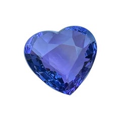 Gorgeous Heart Shaped Loose Tanzanite 4.29 Carats Tanzanite Ring Jewelry