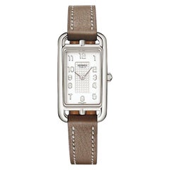 Hermès Nantucket Steel Leather Watch