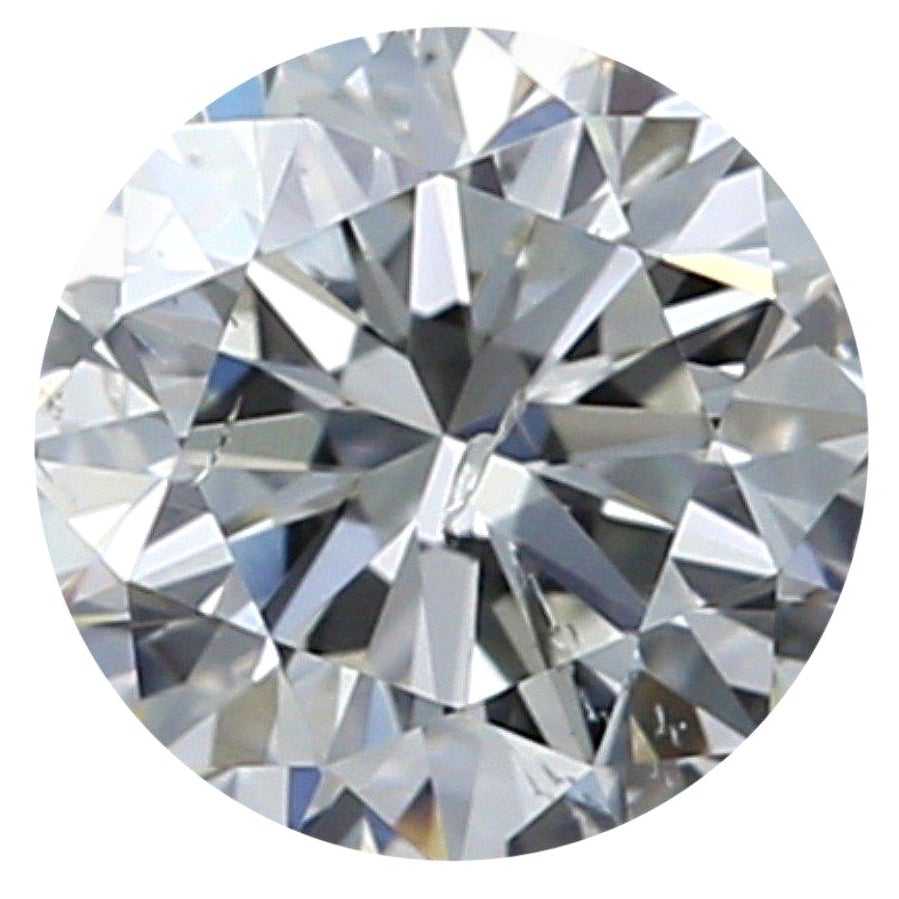 1 carat diamant naturel - 0,70 carat - rond - I - Certificat IGI