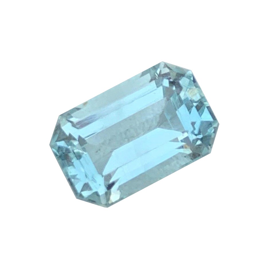 Fantastic Blue Natural Aquamarine Stone 2.55 Carats Aquamarine Ring Jewelry 