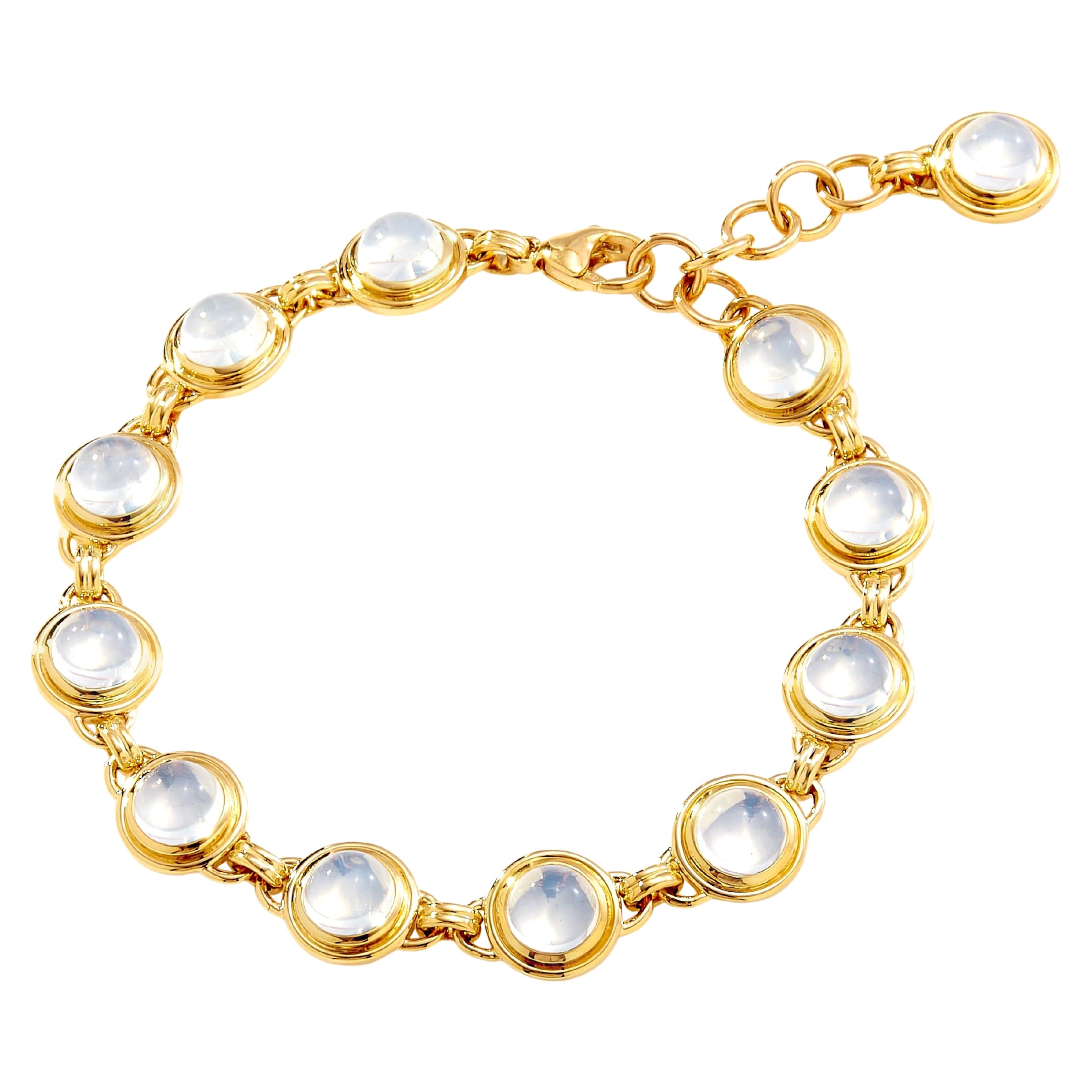 Gelbgold Mondquarz-Armband von Syna