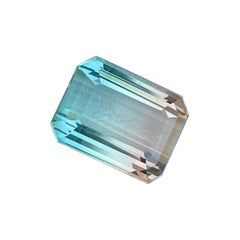 Incredible Bicolor Loose Tourmaline Stone 4.62 Carats Tourmaline Stone for Ring