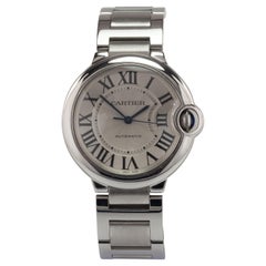 Cartier Ballon Bleu Women's Automatic Watch Stainless Steel 3284