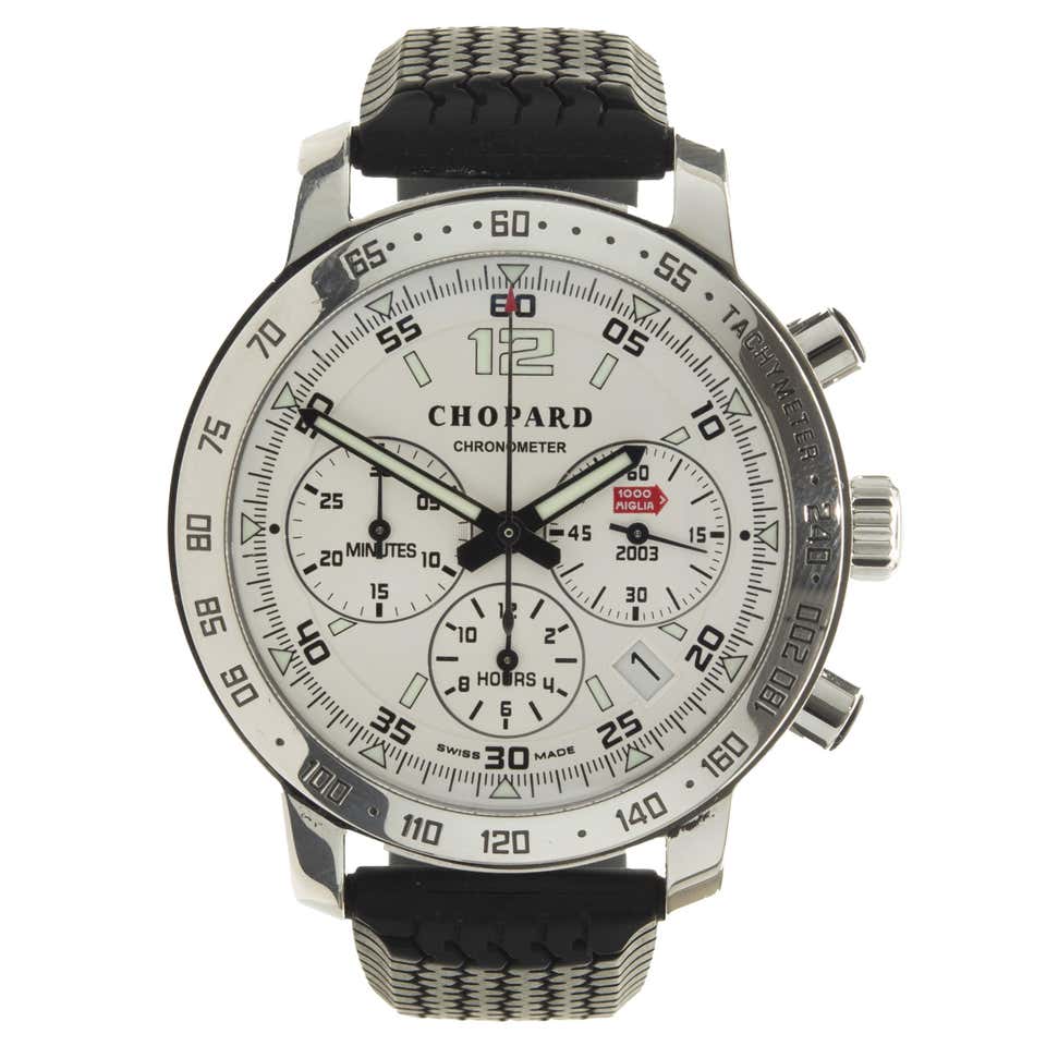 Chopard Stainless Steel Mille Miglia Chronograph Limited Edition at 1stDibs