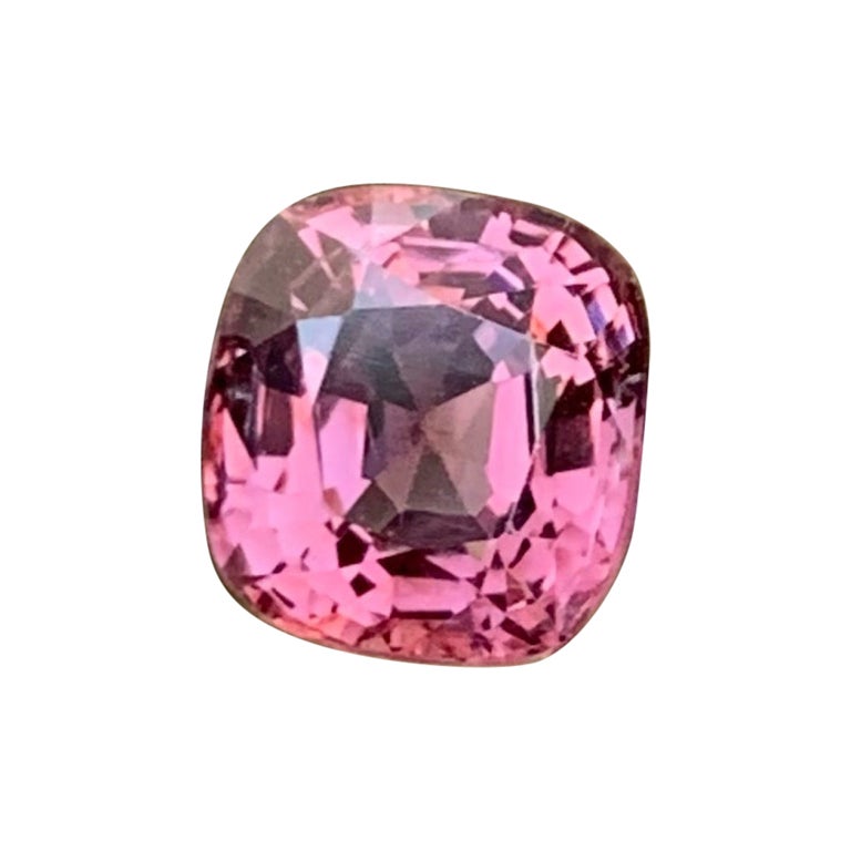 Bagues en spinelle naturelle rose pâle de 1,40 carat, pierre précieuse pour bijoux en spinelle