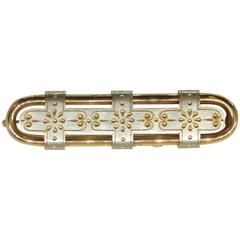 Gold and Aluminum Brooch 10
