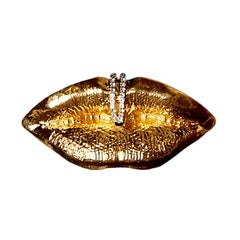 Lips Bejeweled Anstecknadel