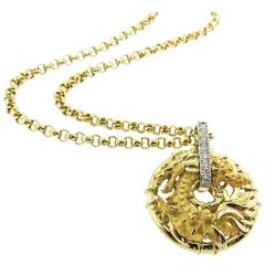 Carrera & Carrera Diamant Gold Drachen Halskette