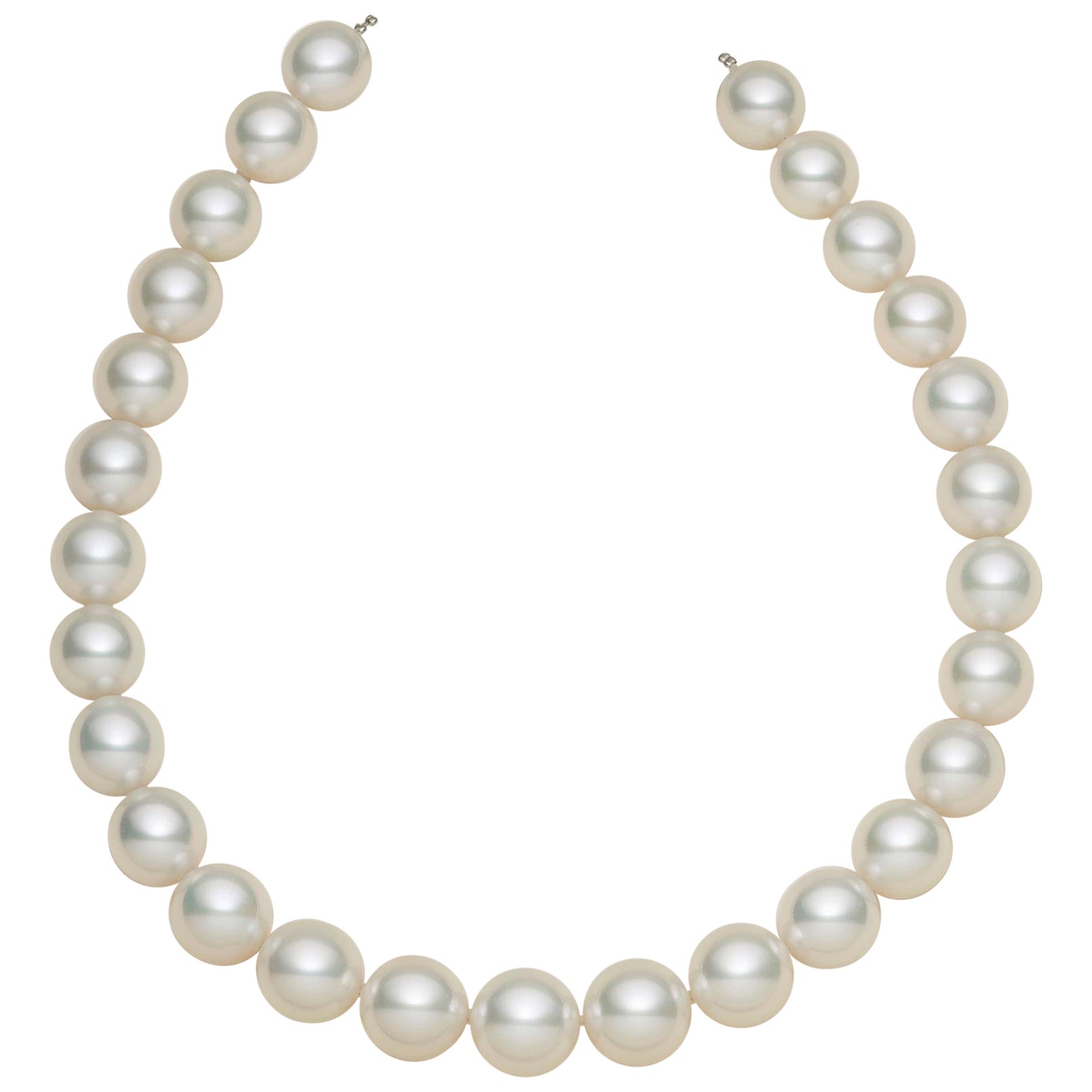 Eostre Nearly Round Australian South Sea Pearls Strand