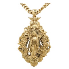 925 Silver Madonna pendant "Mary Who Unties The Knots"