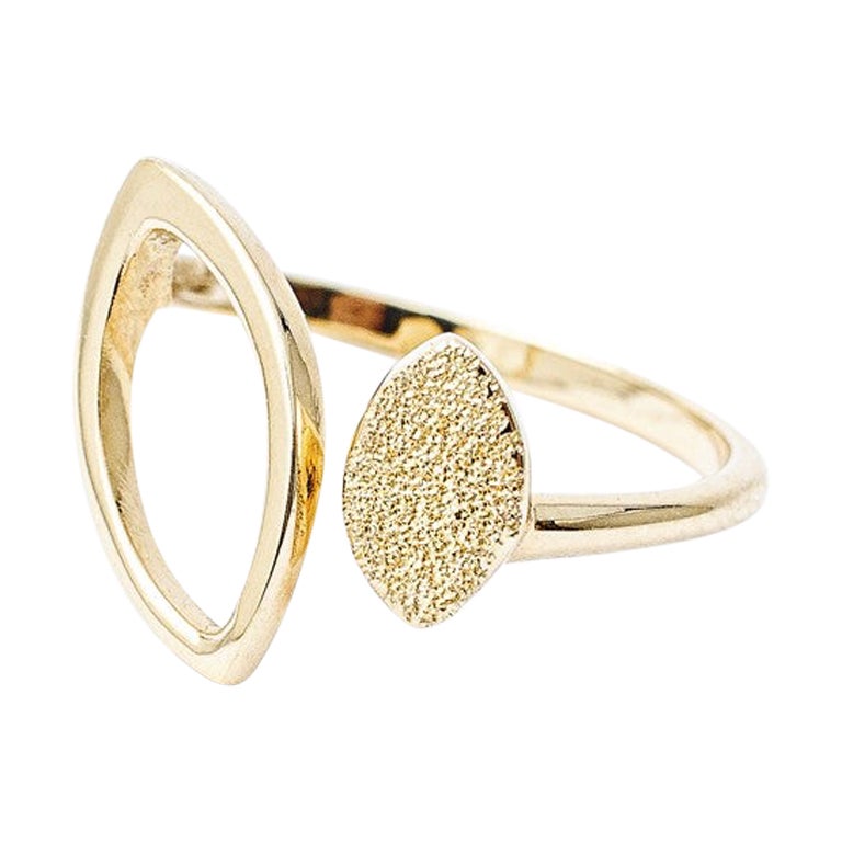 Giselle Kollektion Ibisco Ring aus 18 Karat Gelbgold