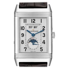 Jaeger LeCoultre Grande Reverso Moonphase Stahl-Herrenuhr Q3758420