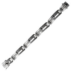 1930s Jean Despres Art Deco Silver Bracelet