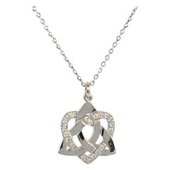 Collier Celtic Knot Irish Jewelry en or 18 carats