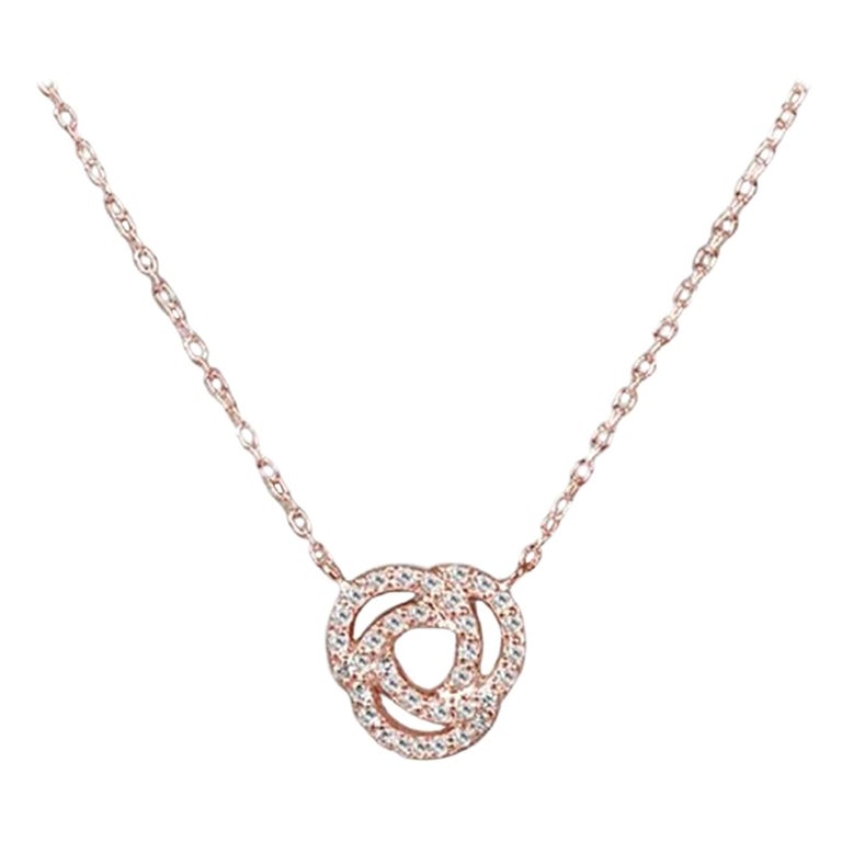 Golden Knot Pendant Necklace main image 1