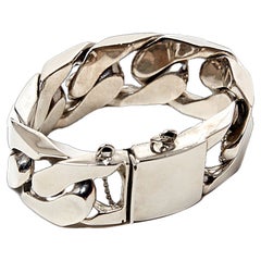 Kuban Chain Bracelet 'White Gold'