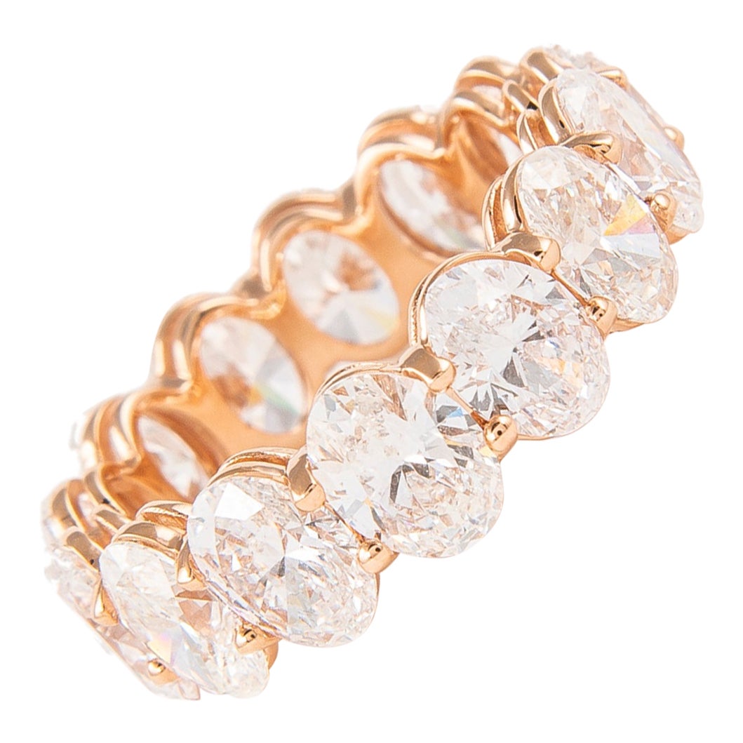 Alexander Beverly Hills Pulsera de diamantes ovalada de 7,08 ct Oro rosa de 18 k S.6