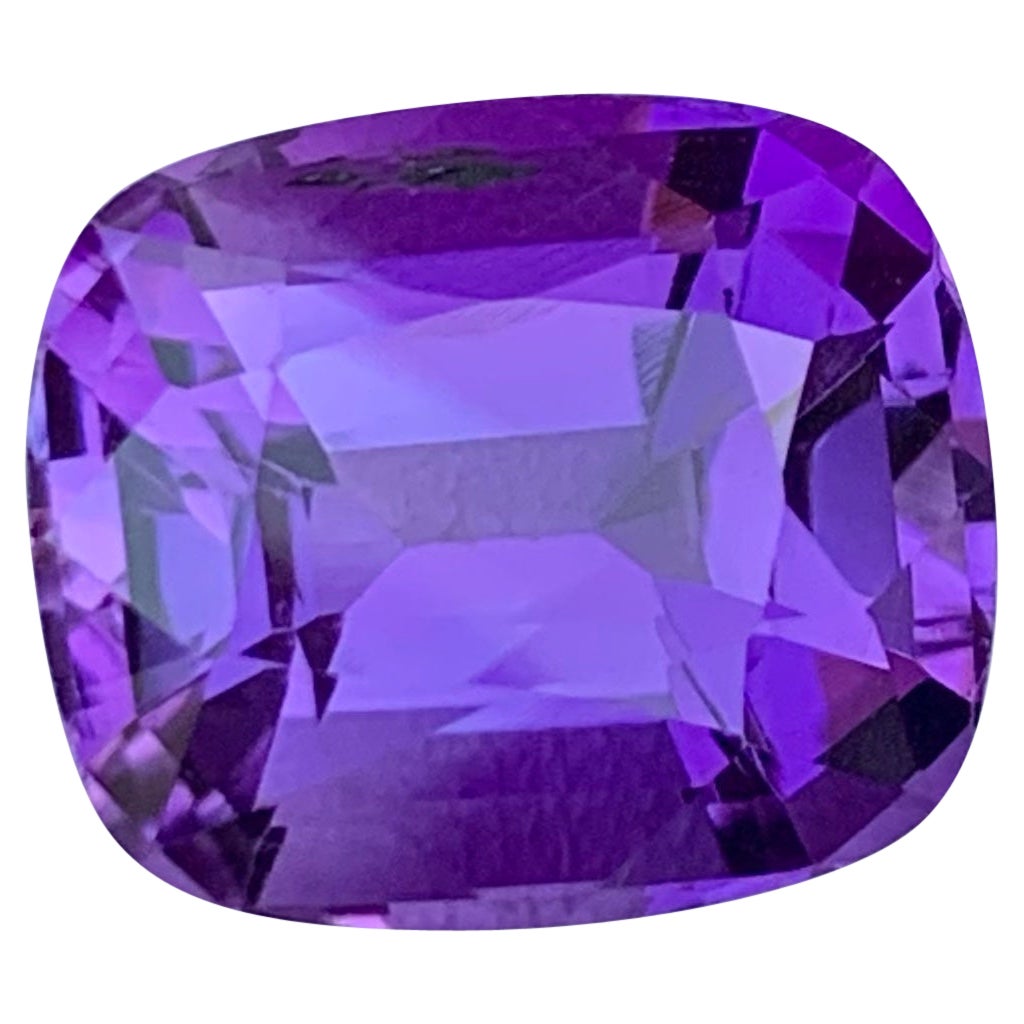Exceptional Royal Purple Amethyst Stone 6.80 Carats Loose Gems Ring Jewelry For Sale