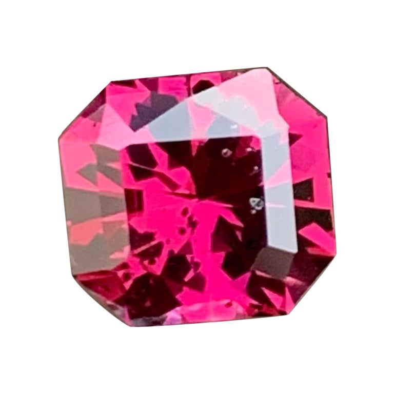 Bague en grenat rose vif et rouge 2,10 carats, pierre précieuse grenat, bijouterie